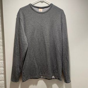 Faherty Cloud Reversible Crew Long Sleeve Shirt